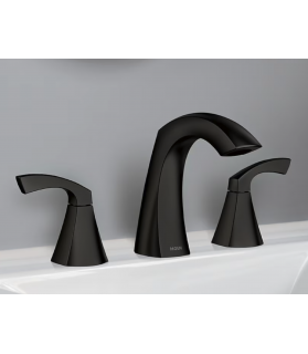 Lindor Widespread Faucet Matte Black Lindor Widespread Faucet Matte Black