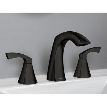 Lindor Widespread Faucet Matte Black