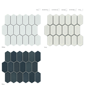 OMNI 10X12 PICKET MOSAIC